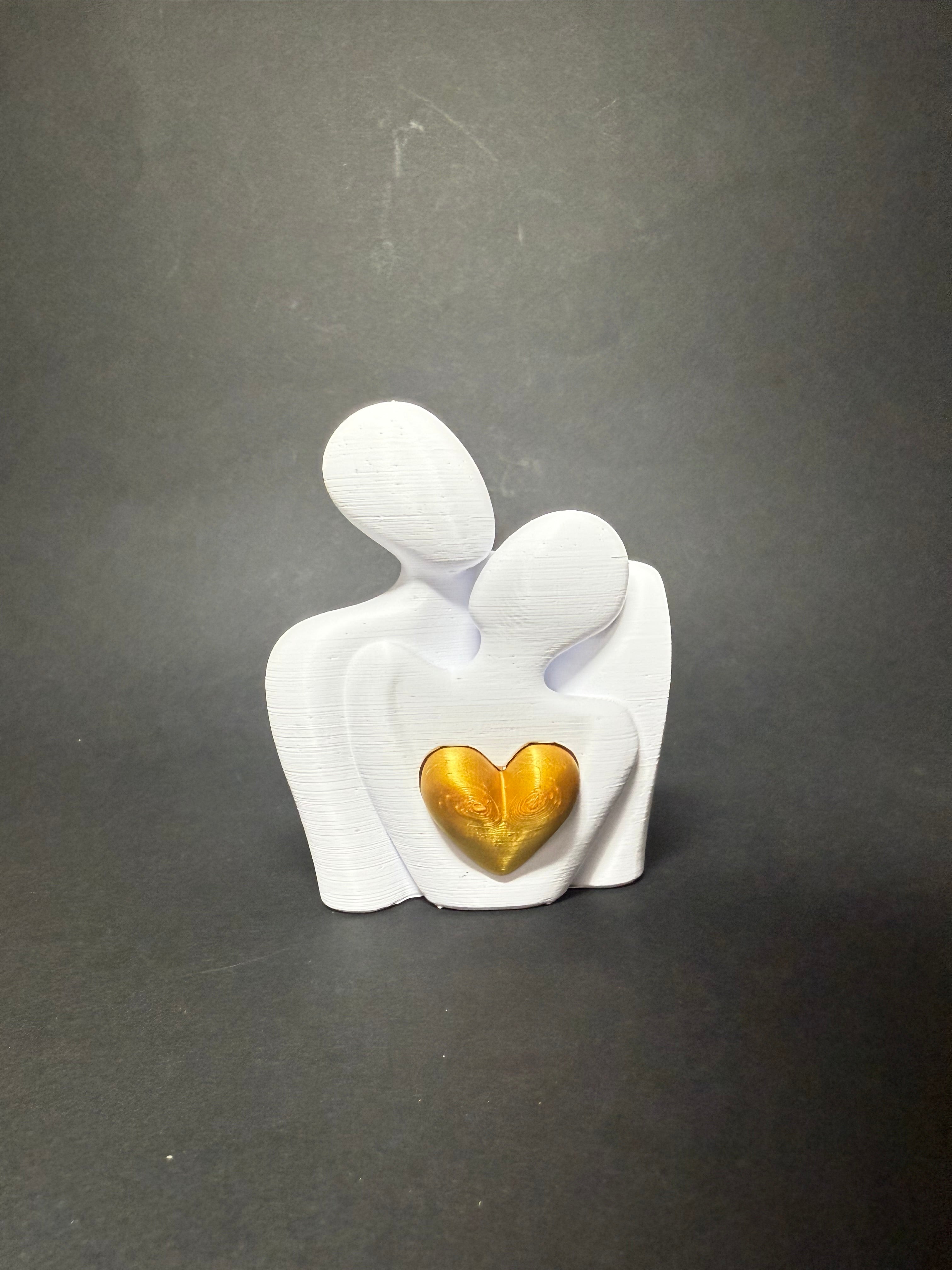 Statuina bacio innamorati